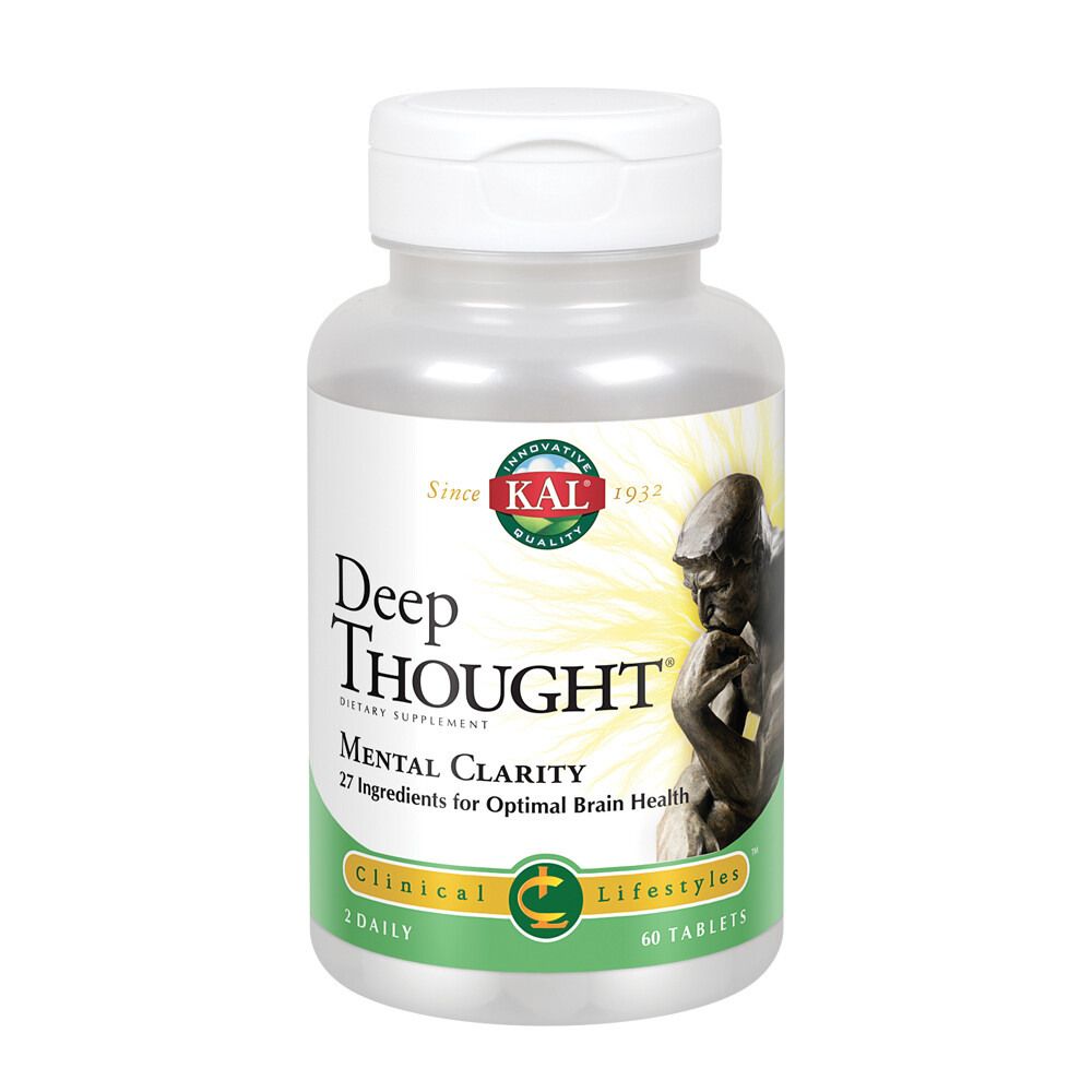 KAL Deep Thought Mental Clarity Formula for Optimal Brain Health | Nootropic
