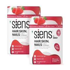 2x Siens By Dabur Hair Skin Nails Gummies 30 Count Biotin Plant Blend