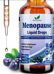 Vita PLynxera Menopause Liquid Drops – 60ml – Non GMO – Gluten FREE – NEW IN BOX