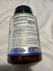 Zazzee USDA Organic Blueberry Extract Whole Fruit 5000 mg Strength 10:1 Extract