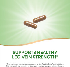 Nature’s Way Leg Veins, Supports Healthy Leg Vein Strength, 60 Vegan Capsules