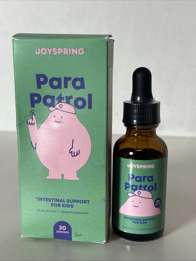 JOYSPRING Para Patrol Intestinal Support Kids 30 mL Drops Herbal New Sealed