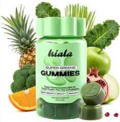 Digestive Health Super Greens Gummies with 11x Organic Ingredients & Probiotics