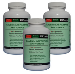 EZorb Calcium (3 Powder) Absorbs 92%, Bone Spurs Osteoporosis Arthritis Save 7%