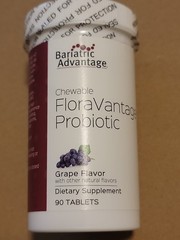 Bariatric Advantage Chewable FloraVantage Probiotic Grape 90 Tabets bb7/26