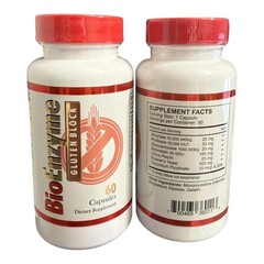Bio Enzyme Gluten Block Supplement – Digestive Enzymes – 120 Caps