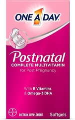 ONE A DAY Postnatal Complete Multivitamin for Post-Pregnancy Folic Acid 60 Count