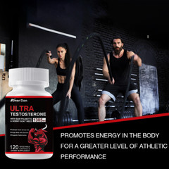 ULTRA Testosterone Booster Capsules – Libido, Energy, Muscle Growth Enhancer