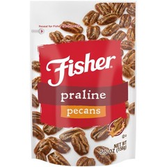 Fisher Snack Praline Pecans, 5.5 oz (Pack of 1), Ounces 1)