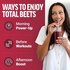 Total Beets Drink Mix – Pomegranate Berry Superfood for Circulation & Stamina
