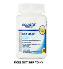 Equate One Daily Men’s Multivitamin/Multimineral Supplement Tablets, 100 Count