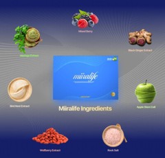 Miira-life by Revoobit International 24 Sachet Stem Cell Nutrition Per Box NEW