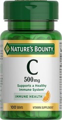 Nature’s Bounty Vitamin C Tablets, Vitamin Supplement, Supports a Healthy Immune
