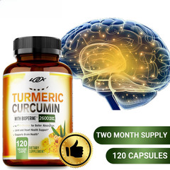 Turmeric Curcumin – Highest Potency 95%, w/BioPerine Black Pepper Extract
