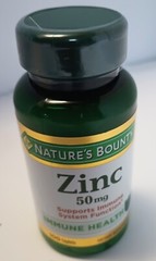 Nature’s Bounty Zinc, Immune Support, 50 mg, Caplets, 100 Ct