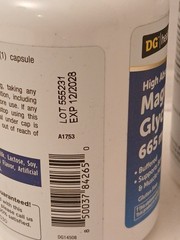 TWO High Absorption Magnesium Glycinate 665mg Supplement 90 Capsules Each