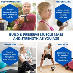 BioTrust Ageless Muscle Builder – Creatine HMB Powder with Vitamin D3 & Betaine