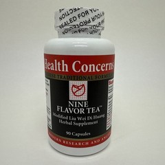 Health Concerns Chinese Nine Flavor Tea 90 Caps Kidney & Lymphatic Support 03/28