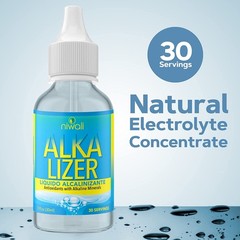 Niwali Alkalizer Liquid Drops Alkaline Mineral Supplement 1 fl oz (30ml) Antioxi