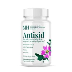 MH Michael’s Health Antisid – Digestion – Antacid – 60 Chewable Wafers – Newest