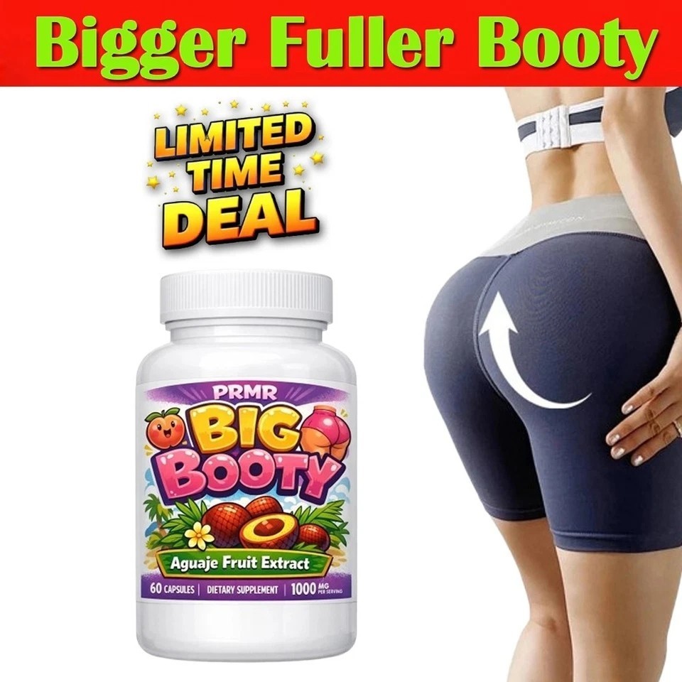 BIGGER BOOTY, WIDER HIPS & THICKER LEG: Aguaje Curvy Fruit + Maca root Pills