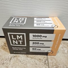 LMNT Grapefruit Salt Electrolyte Drink Mix 30 Sticks Zero Sugar 09/2027 2g Carbs