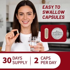 Iron 65mg High Absorption Iron Bisglycinate Supplement with Vitamin C 60 Count