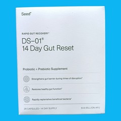 Seed DS-01 Rapid Gut Recovery 14 Day Gut Reset w/ Probiotic Prebiotic EXP 7/2026