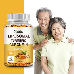 Liposomal Turmeric Curcumin Capsules 2000mg – 95% Curcuminoids – Boost Immunity