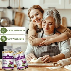 Organic Vitamin Milk Thistle Extract 120 Capsules Extra Strength Liver Cleanse