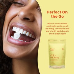 Calm & Clarity Mints – GABA L-Theanine Stress Supplement with Vitamin D3 – No…