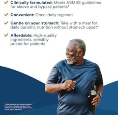 Bariatric Fusion Multivitamin with Iron for Women and Men | Once Daily Capsul…