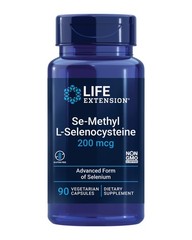 Life Extension Se-Methyl 90 Count (Pack of 1), Off White to Tan