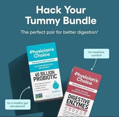 Physician’s Choice Probiotic + Digestive Enzymes – 30ct & 60ct Combo