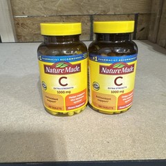 2x 5/28 Nature Made Vitamin C 1000 mg Extra Strength, Dietary Supplement for Imm