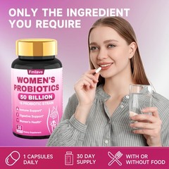 PMS Support Supplement for Women – Hormone Balance + Women’s Probiotics 50B CFU