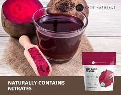 Kate Naturals Organic Beet Root Powder for Smoothies, Baking & Juice