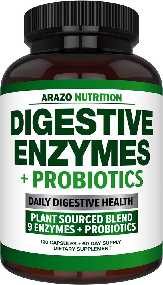 Digestive Enzymes with Probiotics – Multi Enzyme Nutritional Supplement –