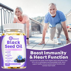 Black Seed Oil 1000mg Softgels Nigella Sativa Pure Premium