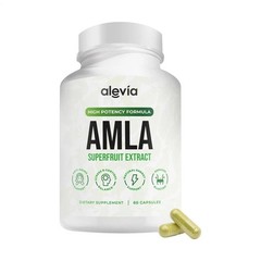 Alevia Organic Amla Capsules 1000mg Indian Gooseberry Antioxidant Supple 60c