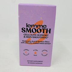 Lemme Smooth Cellulite Support Skin Smoothing 30 Caps Hyaluronic Acid Sealed