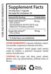 Grape Seed Extract – GRAPE SEED 150MG EXTRACT – Cognitive Enhancement – 2B 60Ct