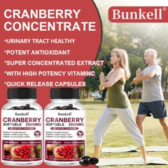 Cranberry 25000mg Capsules – Antioxidant,Supports Health Urinary Tract & Bladder