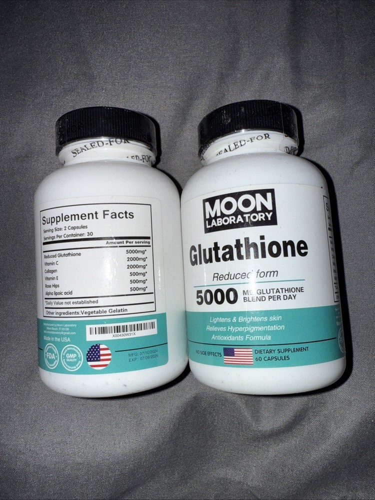 💙 (2) Moon Laboratory Liposomal Glutathione Anti-Aging Immune Health Blend