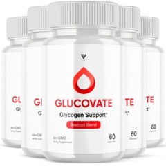 (5 Pack) Glucovate Glycogen Maximum Blood Support Pills Reviews (300 Capsules)