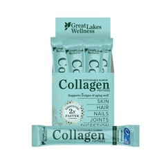 Great Lakes Wellness Sustainable Marine Collagen Peptides Powder for Skin, Ha…