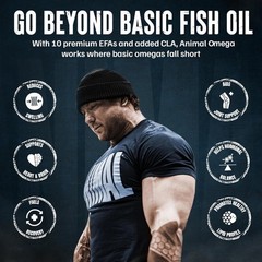 Animal Advanced Omega 3 Fatty Acids – 3500mg EPA DHA 30 Count (Pack of 1)