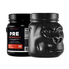 Primal Pre-Workout Primate Punch (30 Servings) (Hawaiian Punch Flavored)