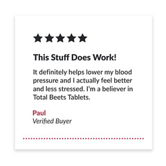 Total Beets Circulation Superfood Beet Root with Blood Pressure Support 120ct