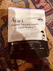 Auri Super Mushroom Chill Gummies – Natural Calming Aid & Stress/Sleep Exp 08/27